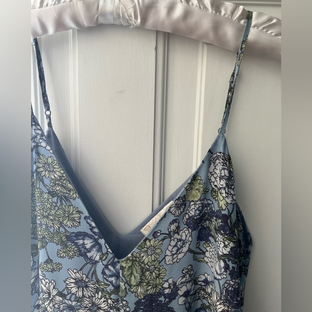 Gold Hawk Floral Silk Jumpsuit - Picture 8 of 13